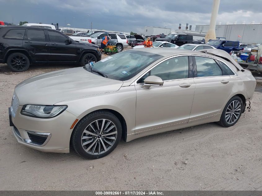 2017 Lincoln Mkz Hybrid Select VIN: 3LN6L5LU7HR654093 Lot: 39892661