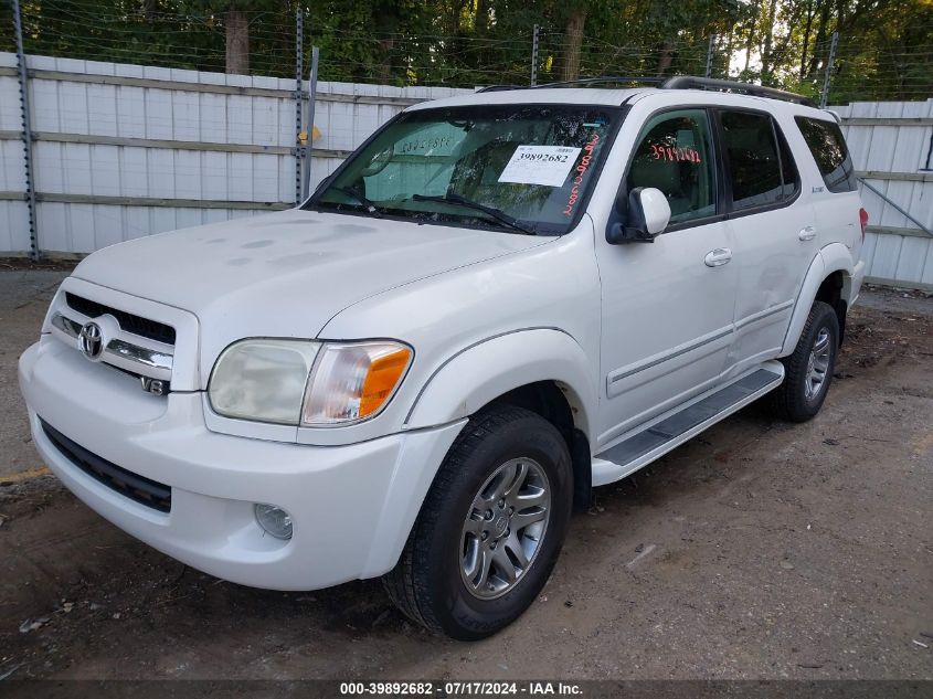 5TDBT48A56S269704 2006 Toyota Sequoia Limited V8