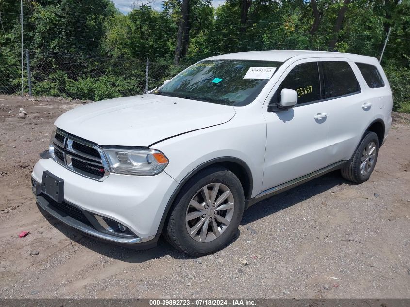 2017 DODGE DURANGO SXT RWD - 1C4RDHAG9HC925988