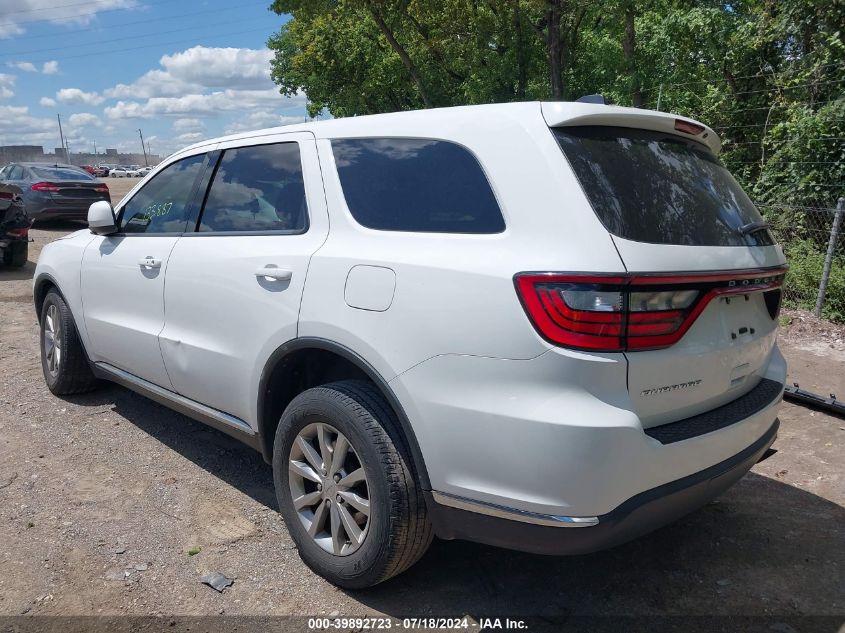 2017 DODGE DURANGO SXT RWD - 1C4RDHAG9HC925988