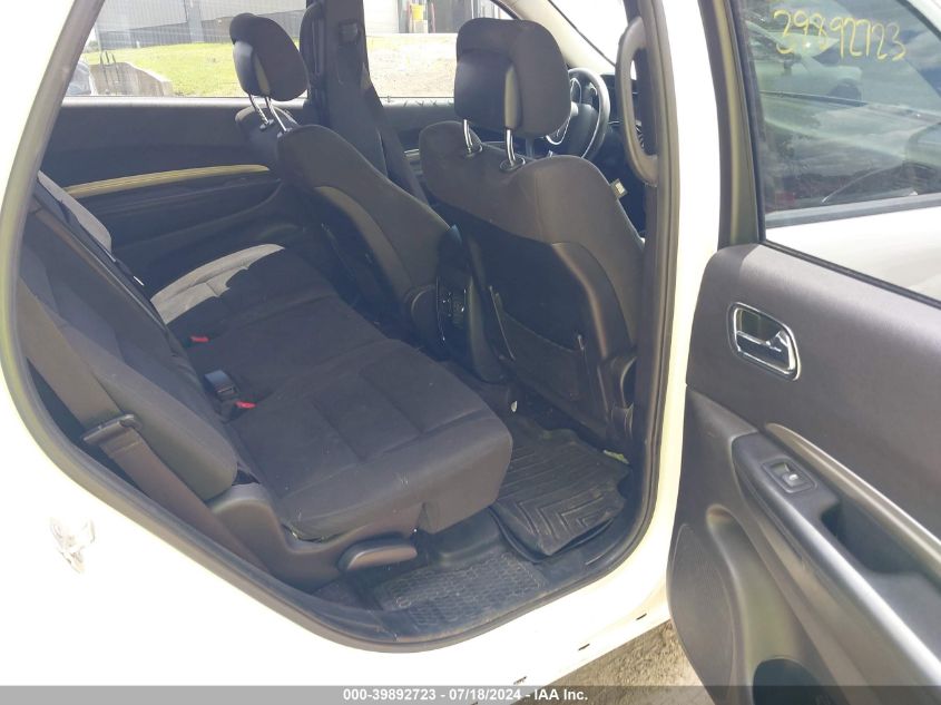 2017 DODGE DURANGO SXT RWD - 1C4RDHAG9HC925988