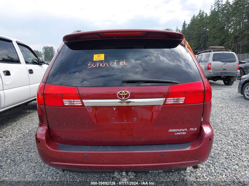 2004 Toyota Sienna Xle Limited VIN: 5TDZA22C44S085953 Lot: 39892726
