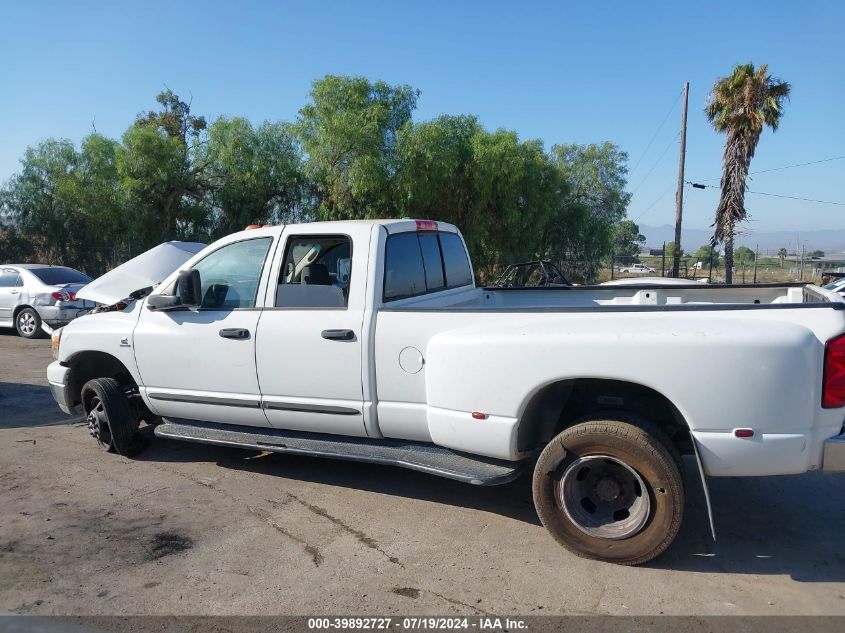 2007 Dodge Ram 3500 Slt/Sport VIN: 3D7MX48C37G720066 Lot: 39892727