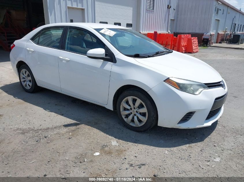 2016 TOYOTA COROLLA LE - 2T1BURHE5GC581688