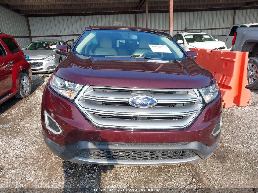 2018 Ford Edge Sel VIN: 2FMPK3J97JBB32109 Lot: 39892752