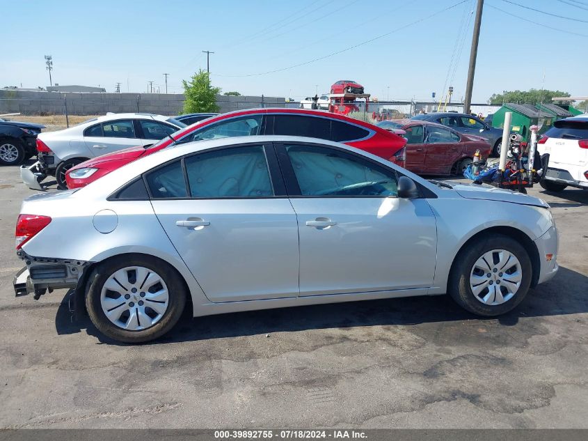 2013 Chevrolet Cruze Ls Auto VIN: 1G1PA5SGXD7113737 Lot: 39892755