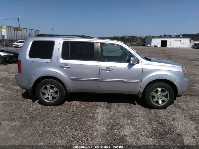 2011 Honda Pilot Touring VIN: 5FNYF4H97BB032427 Lot: 39892773