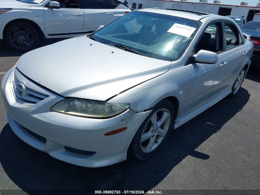 2004 Mazda Mazda6 S VIN: 1YVHP80D145N39021 Lot: 39892783