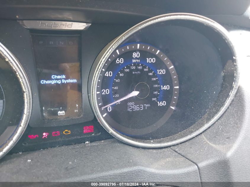 KMHEC4A41CA047537 2012 Hyundai Sonata Hybrid