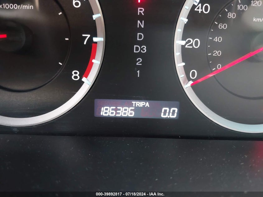 2010 Honda Accord 2.4 Ex-L VIN: 1HGCP2F80AA190087 Lot: 39892817