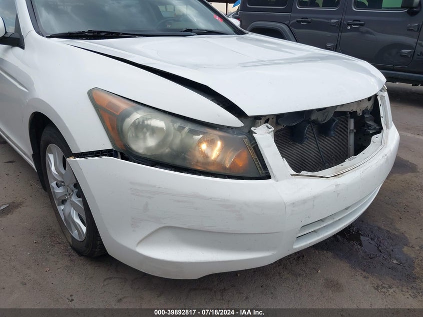 2010 Honda Accord 2.4 Ex-L VIN: 1HGCP2F80AA190087 Lot: 39892817