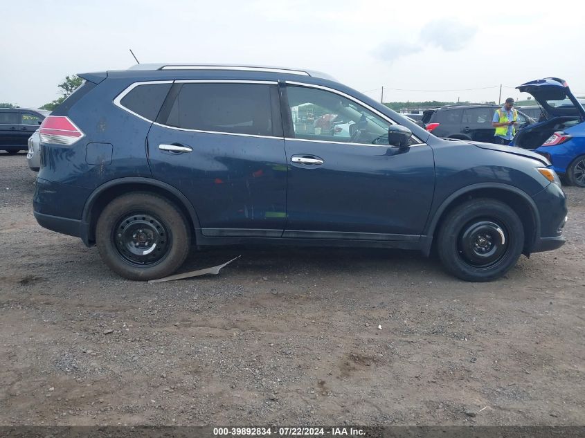 2016 Nissan Rogue Sl VIN: 5N1AT2MV4GC893243 Lot: 39892834