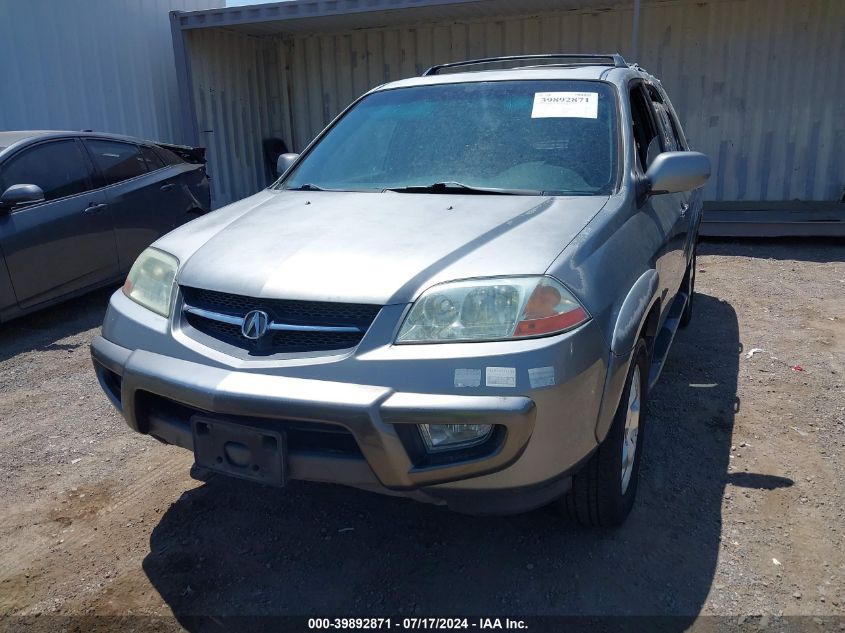 2001 Acura Mdx VIN: 2HNYD18811H540441 Lot: 39892871