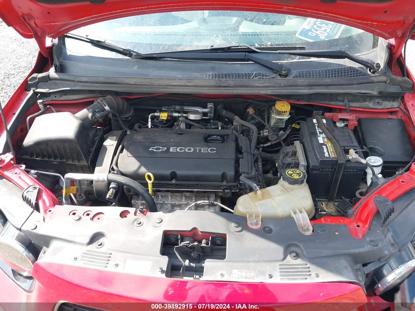 2012 Chevrolet Sonic 2Ls VIN: 1G1JA5SH5C4227465 Lot: 39892915