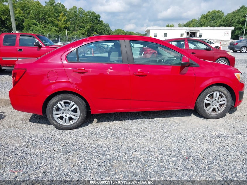 2012 Chevrolet Sonic 2Ls VIN: 1G1JA5SH5C4227465 Lot: 39892915