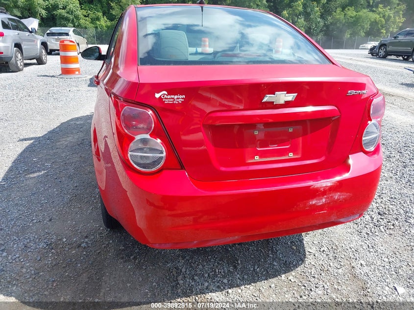 2012 Chevrolet Sonic 2Ls VIN: 1G1JA5SH5C4227465 Lot: 39892915