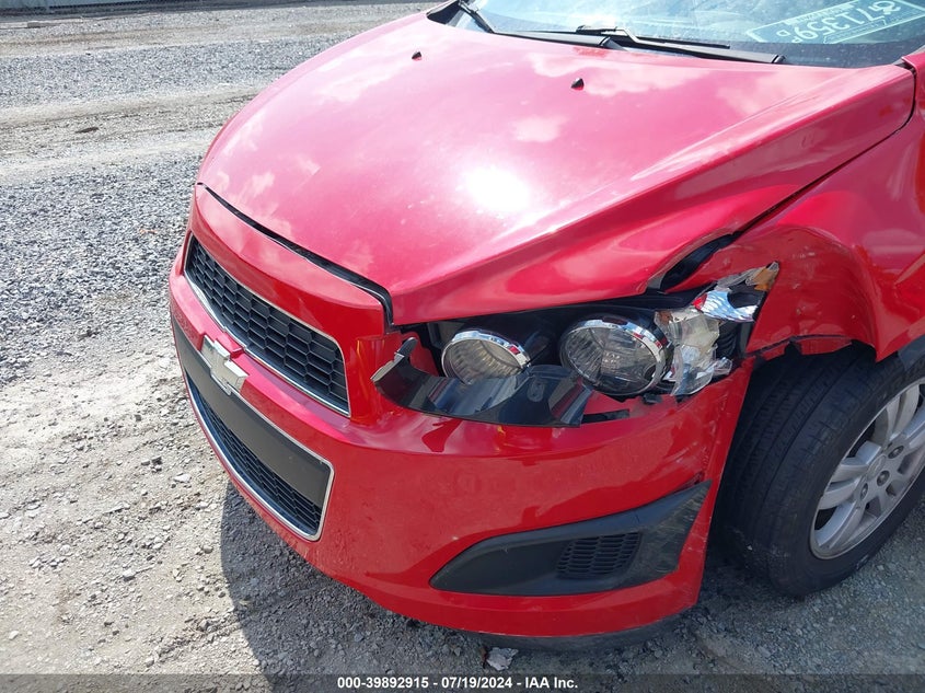 2012 Chevrolet Sonic 2Ls VIN: 1G1JA5SH5C4227465 Lot: 39892915