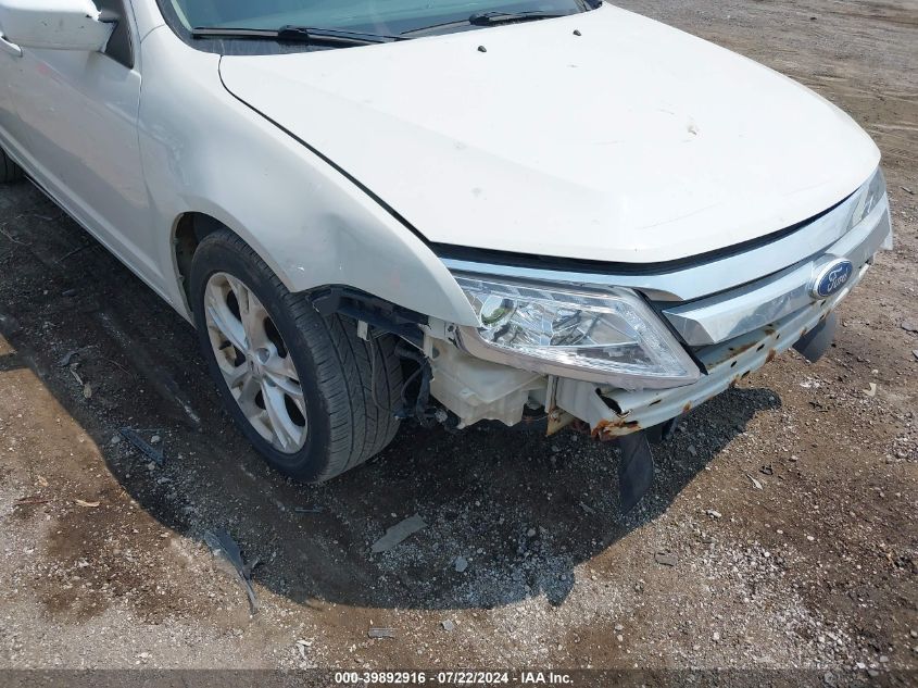 2012 Ford Fusion Se VIN: 3FAHP0HA7CR275869 Lot: 39892916