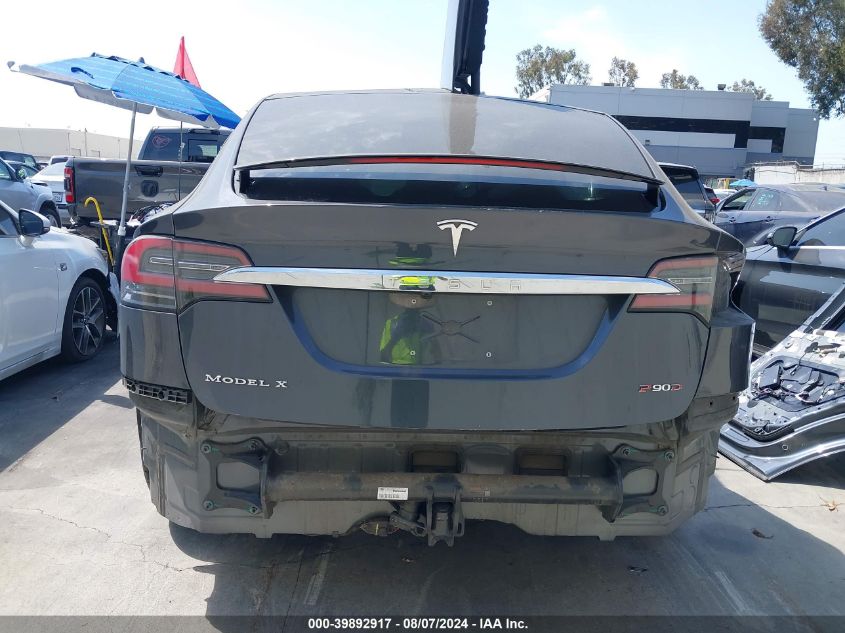 2016 Tesla Model X 60D/P100D/P90D VIN: 5YJXCAE48GF006258 Lot: 39892917