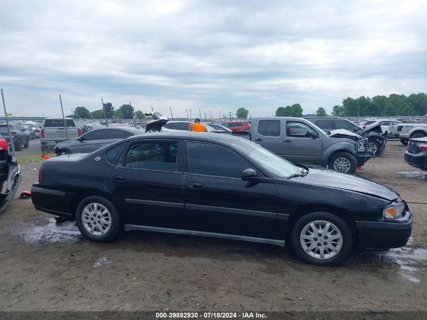 2001 Chevrolet Impala VIN: 2G1WF55E419237245 Lot: 39892930