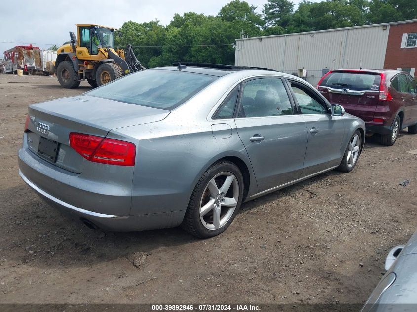 2014 Audi A8 L 3.0T VIN: WAURGAFD8EN004288 Lot: 39892946