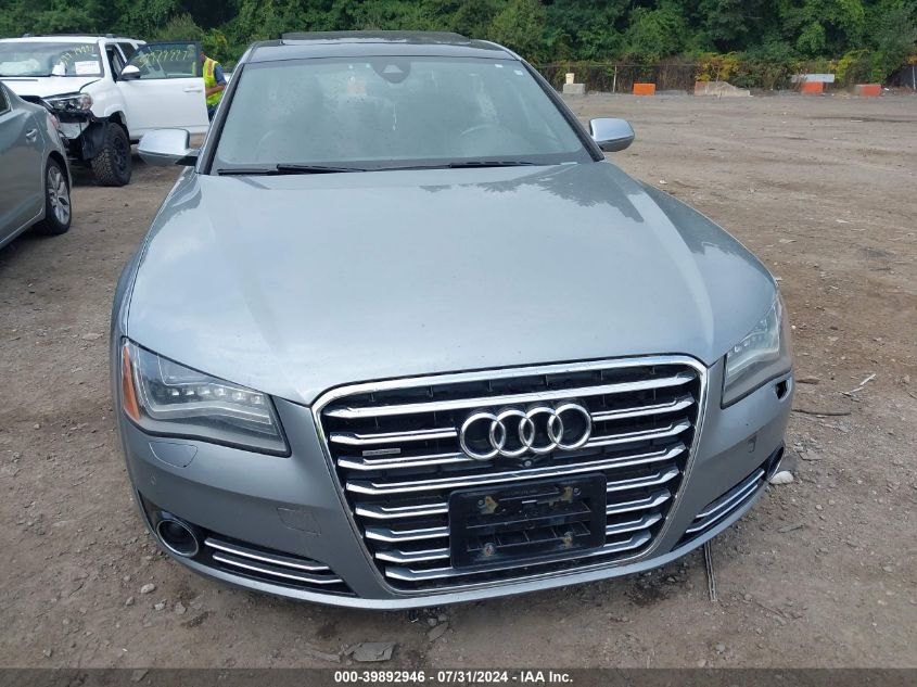 2014 Audi A8 L 3.0T VIN: WAURGAFD8EN004288 Lot: 39892946