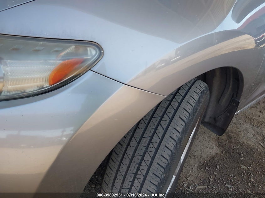 2010 Nissan Murano Sl VIN: JN8AZ1MW2AW107276 Lot: 39892951