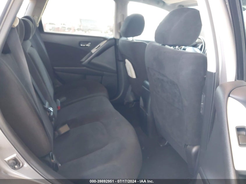 2010 Nissan Murano Sl VIN: JN8AZ1MW2AW107276 Lot: 39892951