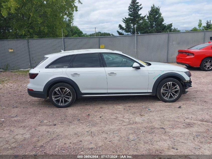 2018 Audi A4 Allroad 2.0T Premium/2.0T Tech Premium VIN: WA18NAF47JA218575 Lot: 39892954