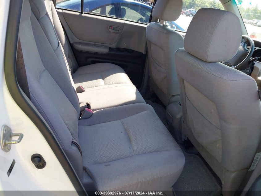 2006 Toyota Highlander Hybrid V6 (Ecvt) VIN: JTEEW21A660013363 Lot: 39892976