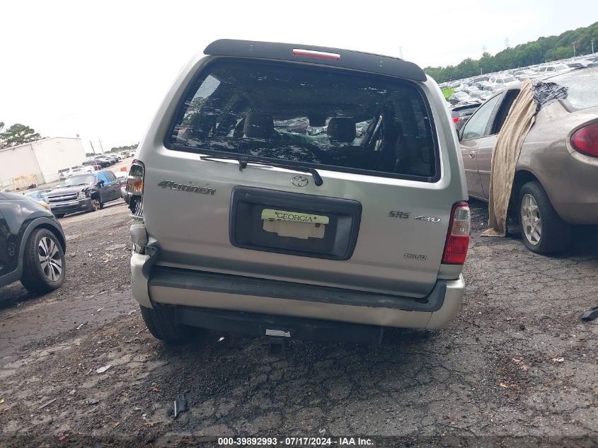 JT3HN86R010356902 2001 Toyota 4Runner Sr5 V6