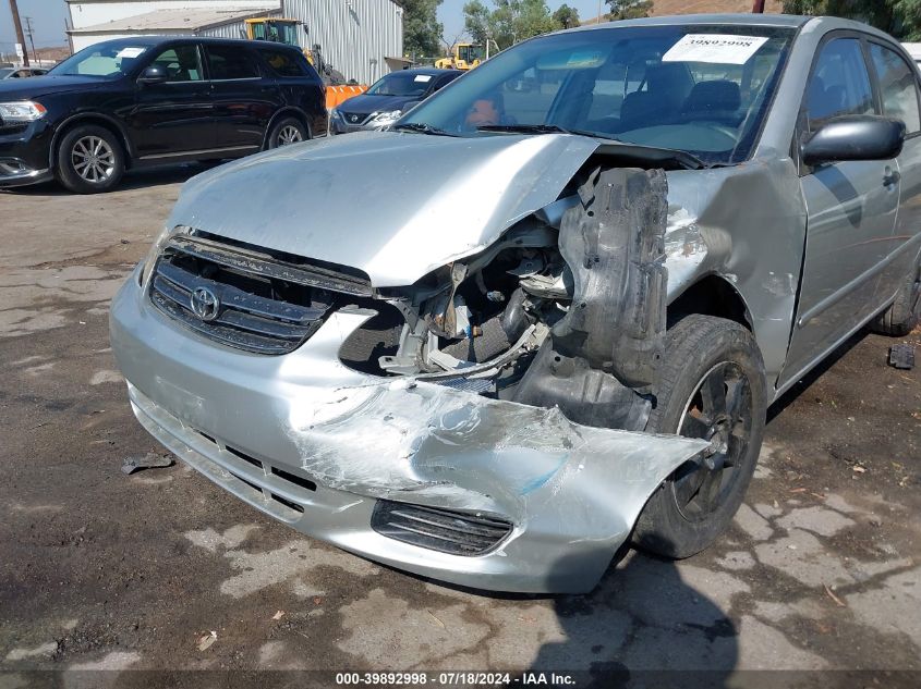 2003 Toyota Corolla Le VIN: 1NXBR38E73Z138448 Lot: 39892998