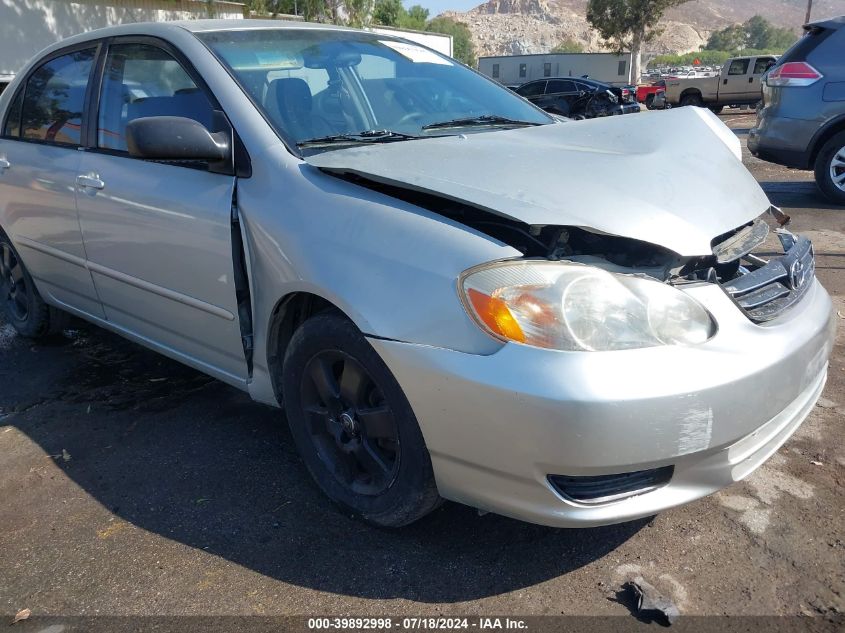 2003 Toyota Corolla Le VIN: 1NXBR38E73Z138448 Lot: 39892998