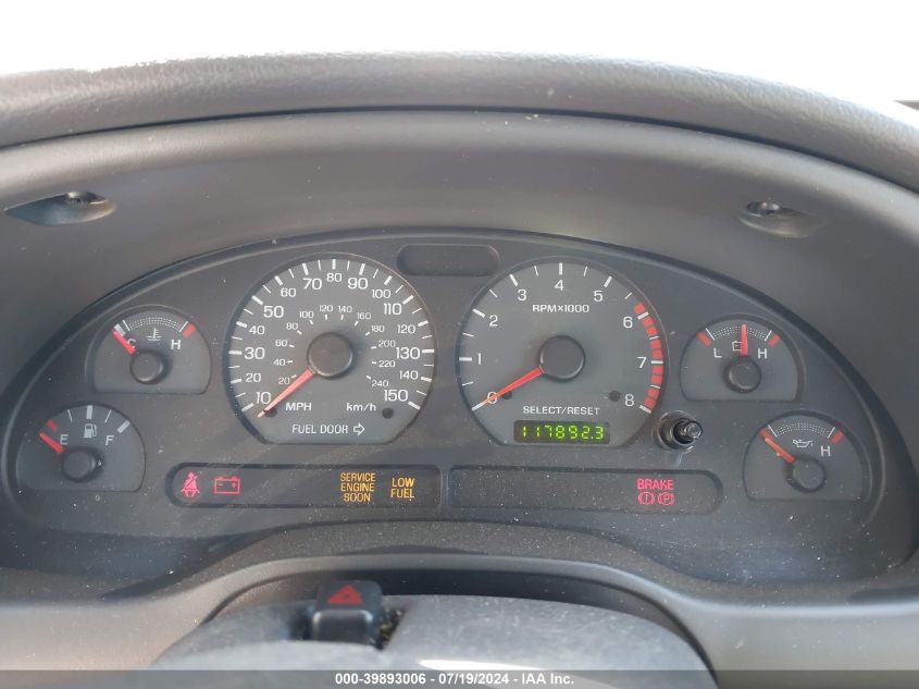 2002 Ford Mustang Gt VIN: 1FAFP45X42F167745 Lot: 39893006