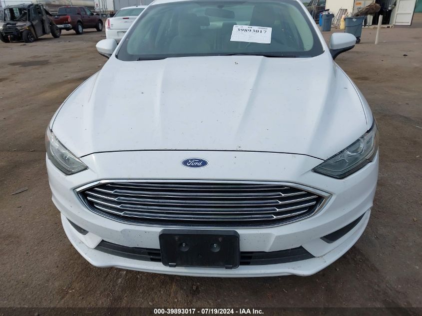 2017 Ford Fusion Se VIN: 3FA6P0HD5HR258156 Lot: 39893017