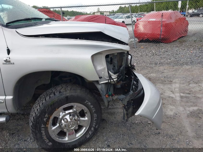 2006 Dodge Ram 2500 Laramie VIN: 3D7KS29C26G192690 Lot: 39893026