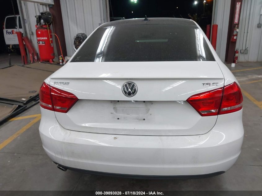 2015 Volkswagen Passat Se VIN: 1VWBT7A30FC072239 Lot: 39893028