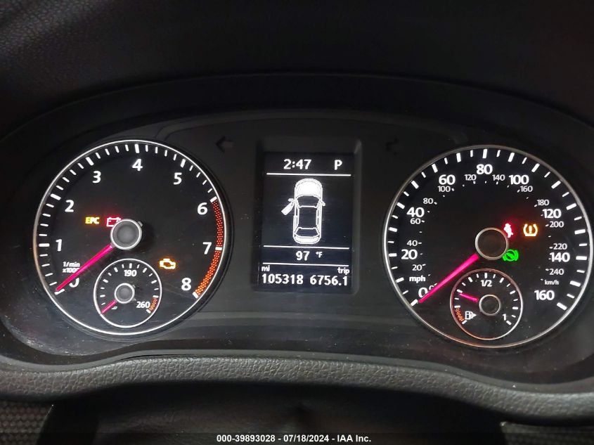 2015 Volkswagen Passat Se VIN: 1VWBT7A30FC072239 Lot: 39893028