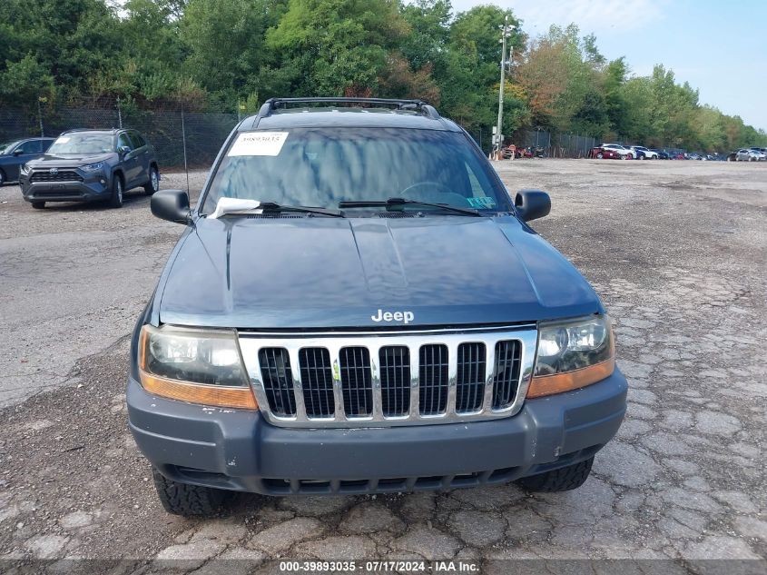 2001 Jeep Grand Cherokee Laredo VIN: 1J4GW48S81C619398 Lot: 39893035