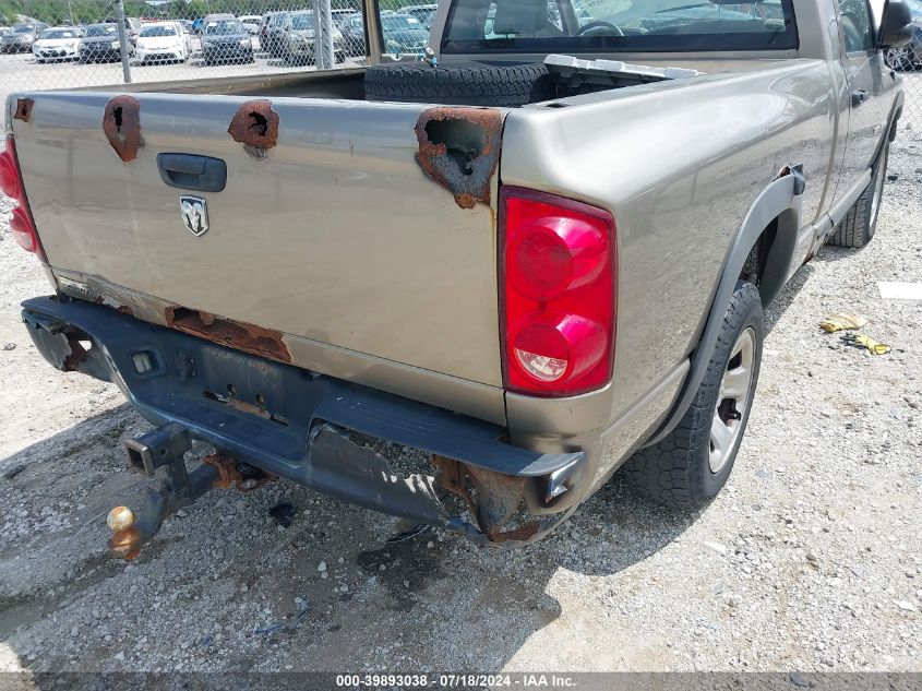 2007 Dodge Ram 1500 St VIN: 1D7HA16K87J536445 Lot: 39893038