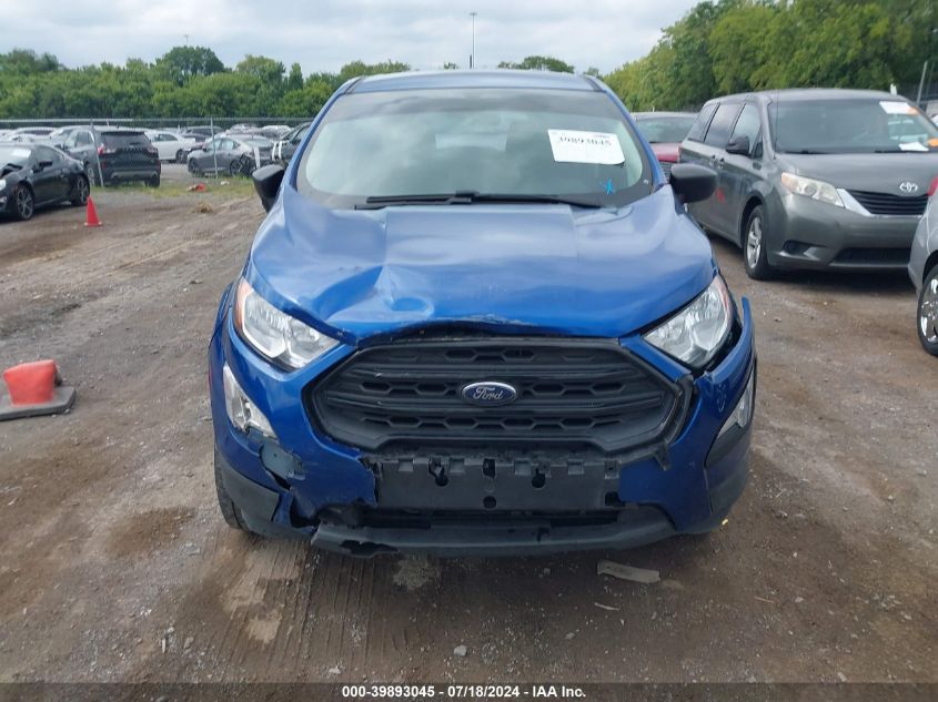 2021 Ford Ecosport S VIN: MAJ3S2FE0MC444804 Lot: 39893045