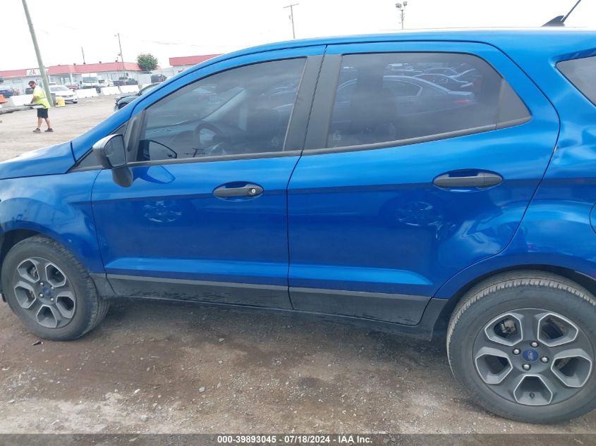 2021 Ford Ecosport S VIN: MAJ3S2FE0MC444804 Lot: 39893045