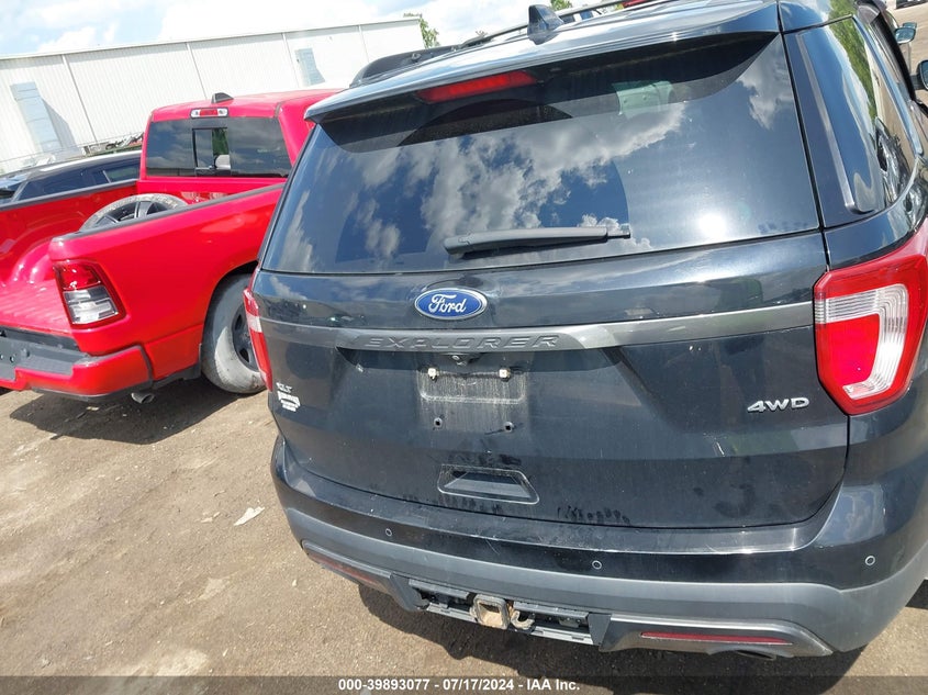 VIN 1FM5K8D89HGD72319 2017 FORD EXPLORER XLT