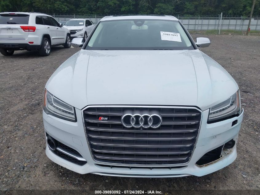 2015 Audi S8 4.0T VIN: WAUK2AFD5FN014486 Lot: 39893092