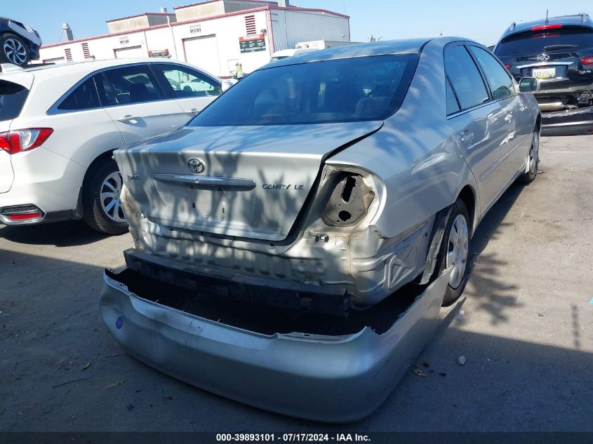 2004 Toyota Camry Le VIN: 4T1BE30K24U281449 Lot: 39893101