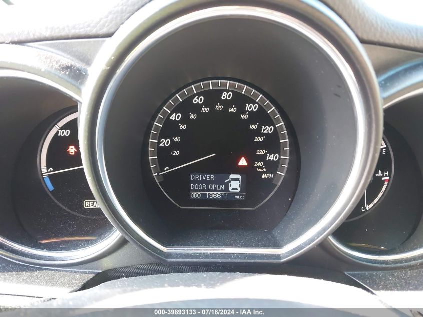 2007 Lexus Rx 400H VIN: JTJHW31U472031168 Lot: 39893133