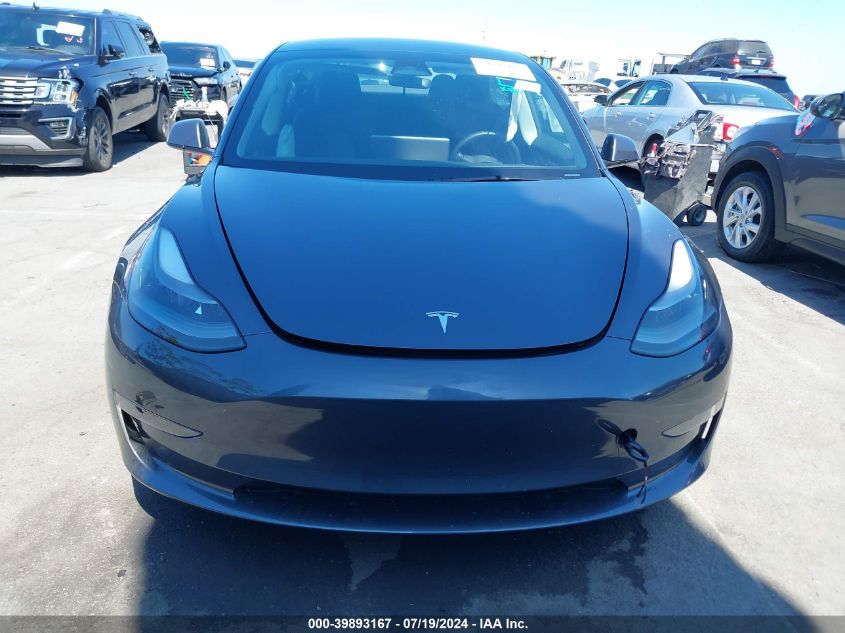 2023 Tesla Model 3 Rear-Wheel Drive VIN: 5YJ3E1EAXPF710024 Lot: 39893167