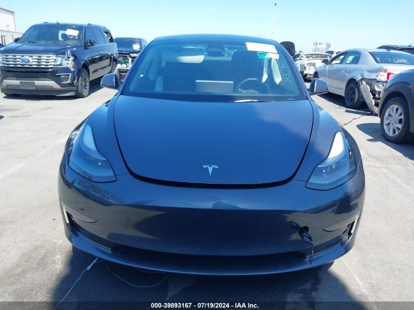 2023 Tesla Model 3 Rear-Wheel Drive VIN: 5YJ3E1EAXPF710024 Lot: 39893167