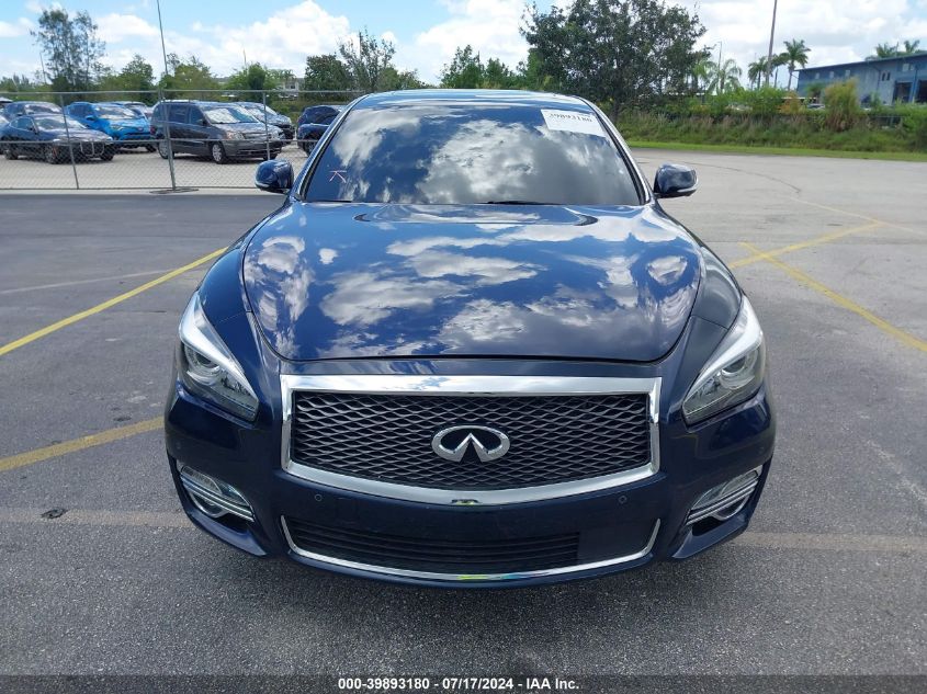 2019 Infiniti Q70L 3.7 Luxe VIN: JN1BY1PROKM725320 Lot: 39893180