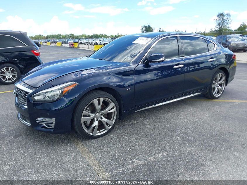 2019 Infiniti Q70L 3.7 Luxe VIN: JN1BY1PROKM725320 Lot: 39893180